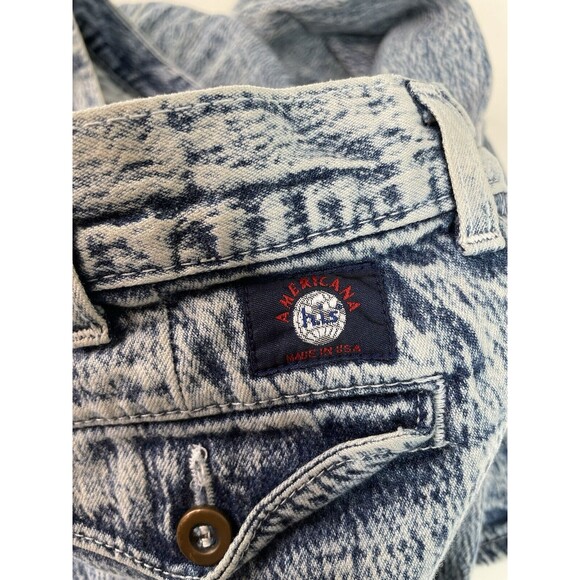 Vintage h.i.s. Americana Acid Washed Jeans, 36x30, USA Made Y2K Skater - Picture 3 of 10